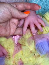 Load image into Gallery viewer, CUSTOM full body silicone kit Isabella sleeping in soft blend with hair