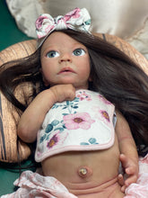 Load image into Gallery viewer, NOT AVAILABLE (price includes hair) full body silicone baby girl Charlotte