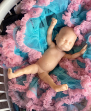 Load image into Gallery viewer, Blank (unpainted) full body silicone kit with arm & leg armatures Gracie (baby girl) in soft blend