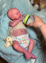 Load image into Gallery viewer, AVAILABLE SOLD OUT LIMITED EDITION Vinyl reborn Pascale full limbs, non gender belly plate sculpted by Joanna Kazmierczak-Pietka