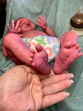 Load image into Gallery viewer, AVAILABLE SOLD OUT Vinyl reborn Gracie Mae  (sculpted by Laura Lee Eagles, brought to life by Nadine Dolotova)