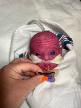 Load image into Gallery viewer, CUSTOM PROTOTYPE silicone cuddle baby Amelia in soft blend (including non gender silicone tummy plate)