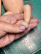 Load image into Gallery viewer, Custom Blank (unpainted) full body silicone mini kit Sallie (baby girl ) in soft blend
