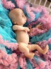 Load image into Gallery viewer, Blank (unpainted) full body silicone kit with arm & leg armatures Gracie (baby girl) in soft blend