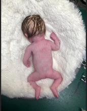 Load image into Gallery viewer, CUSTOM full body silicone mini kit Kenzo 8”  in super soft blend with 3D skin effect ROOTED