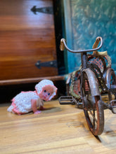 Load image into Gallery viewer, CUSTOM full body silicone baby girl Layla in super soft blend with arm armature