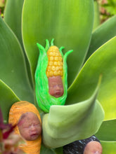 Load image into Gallery viewer, AVAILABLE set of four baby vegetables full body silicone kits set of four (price for 4 items)