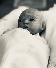 Load image into Gallery viewer, CUSTOM PROTOTYPE silicone cuddle baby Amelia in soft blend (including non gender silicone tummy plate)