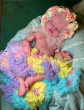 Load image into Gallery viewer, CUSTOM full body silicone kit Isabella sleeping in soft blend with hair