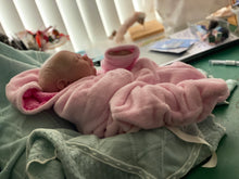 Load image into Gallery viewer, Custom  silicone cuddle baby Harlow (sculpted by Lisa Sylvia), brought to life by Nadine Dolotova