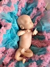 Load image into Gallery viewer, Blank (unpainted) full body silicone kit with arm & leg armatures Gracie (baby girl) in soft blend