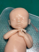 Load image into Gallery viewer, Custom Blank (unpainted) full body silicone mini kit Sallie (baby girl ) in soft blend