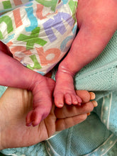 Load image into Gallery viewer, AVAILABLE SOLD OUT Vinyl reborn Gracie Mae  (sculpted by Laura Lee Eagles, brought to life by Nadine Dolotova)