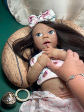 Load image into Gallery viewer, NOT AVAILABLE (price includes hair) full body silicone baby girl Charlotte