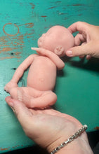 Load image into Gallery viewer, Blank (unpainted) full body silicone kit Gracie (baby girl) in SUPER soft blend