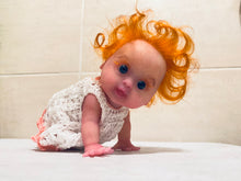 Load image into Gallery viewer, AVAILABLE full body silicone baby girl Layla in super soft blend with arm armature
