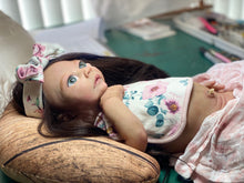 Load image into Gallery viewer, NOT AVAILABLE (price includes hair) full body silicone baby girl Charlotte