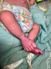 Load image into Gallery viewer, AVAILABLE SOLD OUT LIMITED EDITION Vinyl reborn Pascale full limbs, non gender belly plate sculpted by Joanna Kazmierczak-Pietka