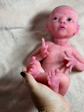 Load image into Gallery viewer, CUSTOM Prototype full body Silicone premature baby doll Amelia (baby girl ) in soft blend with armatures