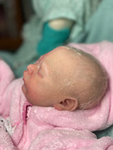 Load image into Gallery viewer, Custom  silicone cuddle baby Harlow (sculpted by Lisa Sylvia), brought to life by Nadine Dolotova