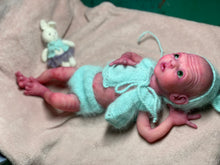 Load image into Gallery viewer, CUSTOM Prototype full body Silicone premature baby doll Amelia (baby girl ) in soft blend with armatures