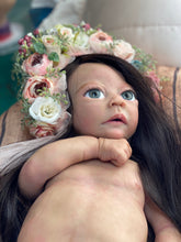 Load image into Gallery viewer, NOT AVAILABLE (price includes hair) full body silicone baby girl Charlotte