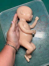 Load image into Gallery viewer, Custom Blank (unpainted) full body silicone mini kit Sallie (baby girl ) in soft blend