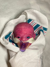 Load image into Gallery viewer, CUSTOM PROTOTYPE silicone cuddle baby Amelia in soft blend (including non gender silicone tummy plate)