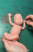 Load image into Gallery viewer, Blank (unpainted) full body silicone kit Gracie (baby girl) in SUPER soft blend