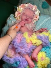 Load image into Gallery viewer, CUSTOM full body silicone kit Isabella sleeping in soft blend with hair