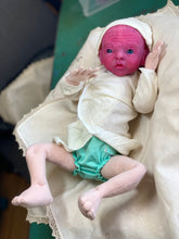 Load image into Gallery viewer, CUSTOM PROTOTYPE silicone cuddle baby Amelia in soft blend (including non gender silicone tummy plate)