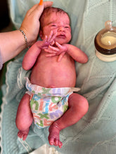 Load image into Gallery viewer, AVAILABLE SOLD OUT Vinyl reborn Gracie Mae  (sculpted by Laura Lee Eagles, brought to life by Nadine Dolotova)