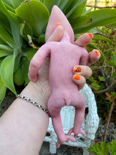 Load image into Gallery viewer, CUSTOM Full body silicone mini baby Alien #2 in super soft blend 11”