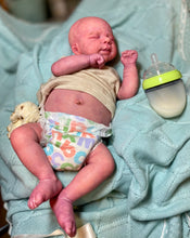 Load image into Gallery viewer, AVAILABLE SOLD OUT LIMITED EDITION Vinyl reborn Pascale full limbs, non gender belly plate sculpted by Joanna Kazmierczak-Pietka