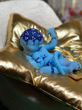 Load image into Gallery viewer, AVAILABLE full body silicone 10” doll Willow (avatar inspired) in soft blend