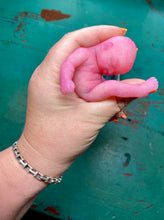 Load image into Gallery viewer, AVAILABLE full body silicone mini kit Milly 4.5” in super soft blend asleep bald