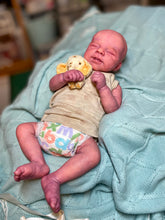 Load image into Gallery viewer, AVAILABLE SOLD OUT LIMITED EDITION Vinyl reborn Pascale full limbs, non gender belly plate sculpted by Joanna Kazmierczak-Pietka