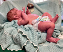 Load image into Gallery viewer, AVAILABLE SOLD OUT Vinyl reborn Gracie Mae  (sculpted by Laura Lee Eagles, brought to life by Nadine Dolotova)