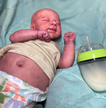 Load image into Gallery viewer, AVAILABLE SOLD OUT LIMITED EDITION Vinyl reborn Pascale full limbs, non gender belly plate sculpted by Joanna Kazmierczak-Pietka