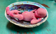 Load image into Gallery viewer, AVAILABLE full body silicone mini baby Lucas in soft blend asleep bald