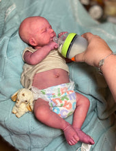 Load image into Gallery viewer, AVAILABLE SOLD OUT LIMITED EDITION Vinyl reborn Pascale full limbs, non gender belly plate sculpted by Joanna Kazmierczak-Pietka