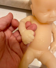 Load image into Gallery viewer, Blank (unpainted) full body silicone kit Gracie (baby girl) in soft blend