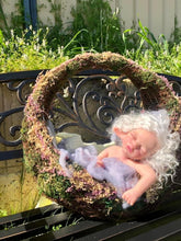 Load image into Gallery viewer, Custom full body silicone baby fairy LILA in soft blend WITH HAIR