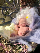 Load image into Gallery viewer, Custom full body silicone baby fairy LILA in soft blend WITH HAIR
