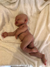Load image into Gallery viewer, CUSTOM rooted full body silicone baby girl Isabella 18” in super super soft blend (with tongue)