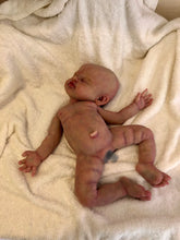 Load image into Gallery viewer, CUSTOM rooted full body silicone baby girl Isabella 18” in super super soft blend (with tongue)