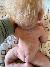 Load image into Gallery viewer, CUSTOM rooted full body silicone baby girl Isabella 18” in super super soft blend (with tongue)