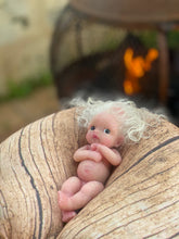 Load image into Gallery viewer, AVAILABLE full body silicone mini doll Laney (rooted)