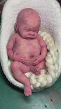 Load and play video in Gallery viewer, Custom BOO BOO full body silicone kit Minou sleeping in SUPER soft blend