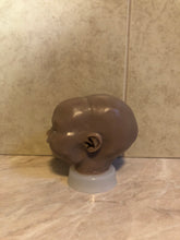 Load image into Gallery viewer, ASLEEP Blank (unpainted) silicone head for cuddle baby doll in super soft blend with 3D skin effect